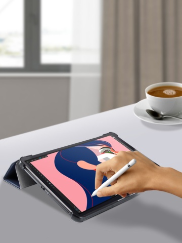 Husa Lenovo Tab M10 PLUS FHD (TB-X606F), Albastru - Img 2