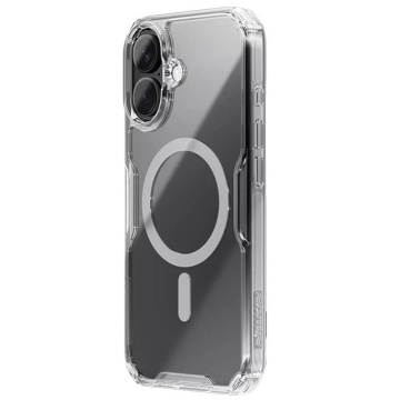 Husa pentru iPhone 16 Plus - Nillkin Nature TPU Pro Magnetic Case - Transparent - Img 4