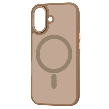 Husa pentru iPhone 16 Plus - Techsuit HaloFrost MagSafe Series - Sandstone Brown - Img 2