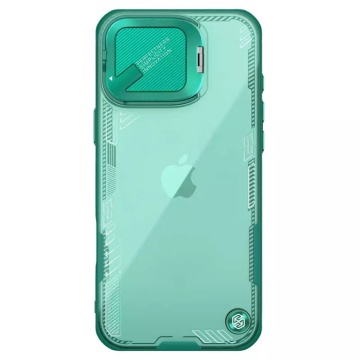 Husa pentru iPhone 16 Pro - Nillkin Iceblade Prop (without Camera Cutout) - Green - Img 4