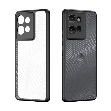 Husa pentru Motorola Edge 50 - Dux Ducis Aimo Series - Black - Img 1