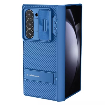 Husa pentru Samsung Galaxy Z Fold6 - Nillkin CamShield Pro Bracket - Blue - Img 1