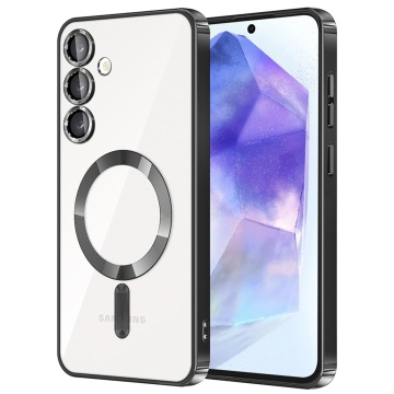 Husa premium Samsung Galaxy A55 5G Techsuit Luxury Crystal MagSafe - Negru - Img 1