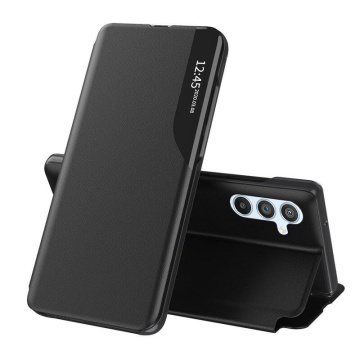 Husa Samsung Galaxy A54 Eco Leather View flip tip carte, Black - Img 1
