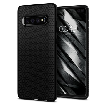 Husa Samsung Galaxy S10 Plus Spigen Liquid Air - Negru Mat - Img 1