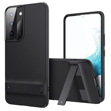 Husa Samsung Galaxy S22 5G ESR Air Shield Boost Kickstand - Negru - Img 3