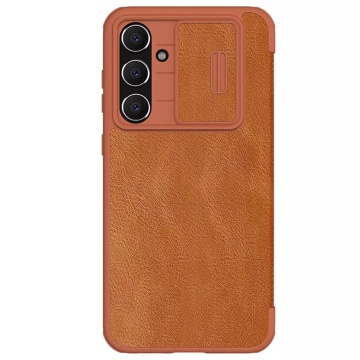 Husa Samsung Galaxy S23 FE Nillkin QIN Pro Leather, Brown - Img 3