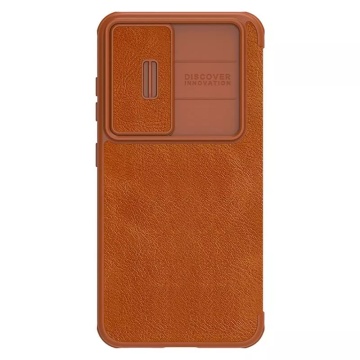 Husa Samsung Galaxy S23 Plus Nillkin QIN Pro Leather, Brown - Img 3
