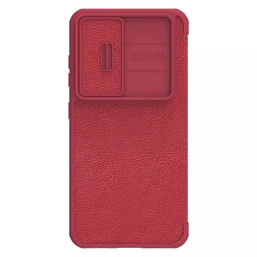 Husa Samsung Galaxy S23 Plus Nillkin QIN Pro Leather, Red - Img 2