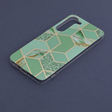 Husa Samsung Galaxy S23 Plus Techsuit Marble, Green Hex - Img 5