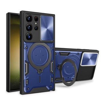 Husa Samsung Galaxy S23 Ultra Techsuit CamGuard Pro - Albastru - Img 1