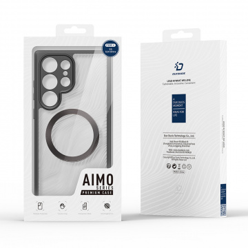 Husa Samsung Galaxy S24 Ultra Dux Ducis Aimo MagSafe, Black - Img 4