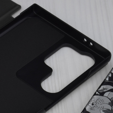Husa Samsung Galaxy S24 Ultra Eco Leather View flip tip carte, Negru - Img 5