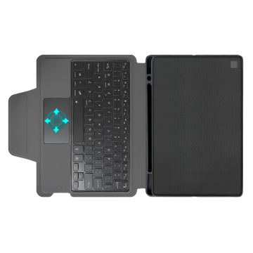 Husa Samsung Galaxy Tab S6 Lite (2020/2022/2024) -Techsuit - KeyTab Pro (cu tastatură fără fir RGB/suport stilou) - Negru (Copy 9) - Img 7