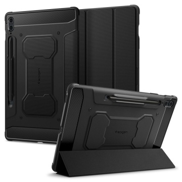 Husa Samsung Galaxy Tab S9 FE Plus Spigen Rugged Armor Pro- Negru - Img 1