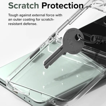 Husa Samsung Galaxy Z Flip5 Ringke Slim - Transparent Mat - Img 5