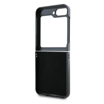 Husa Samsung Galaxy Z Flip6 - DKNY Leather Repeat Pattern Stack Logo (DKHCZF6PSHRPSK) - Black - Img 5