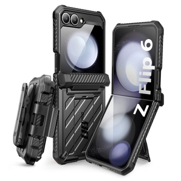 Husa Samsung Galaxy Z Flip6 Supcase Unicorn Beetle Pro - Negru - Img 1