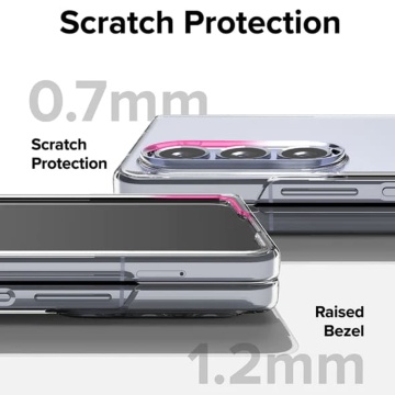 Husa Samsung Galaxy Z Fold5 Ringke Slim - Transparent Mat - Img 3