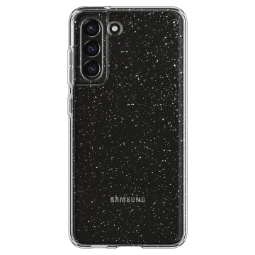 Husa sclipici Samsung Galaxy S21 FE 5G Techsuit SparkleSkin - Transparent - Img 2