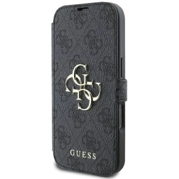 Husa tip carte iPhone 16 Pro Guess Book 4G, negru - Negru - Img 2