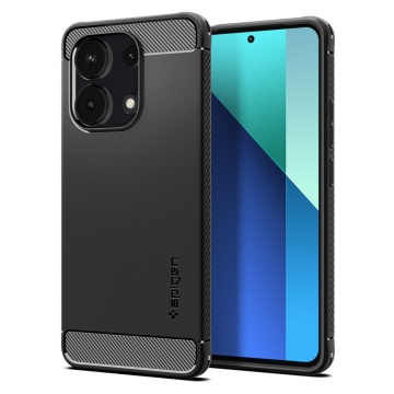 Husa Xiaomi Redmi Note 13 4G Spigen Rugged Armor - Negru - Img 1
