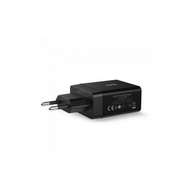 Incarcator de perete Anker (A2021L11) - 2 x USB, 24 W, PowerIQ - Negru - Img 2
