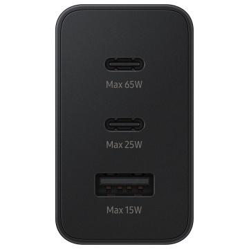 Incarcator Samsung 65W PPS 2x Type-C PD/USB, EP-T6530NBEGEU, Negru - Img 7