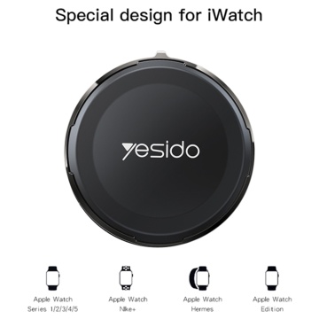 Incarcator wireless pentru Apple Watch Yesido DS18, Negru - Img 2