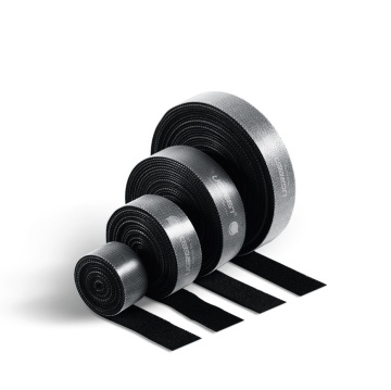 Organizator cabluri Ugreen, multifunctional, banda velcro, 2m, negru, 40354 - Img 2