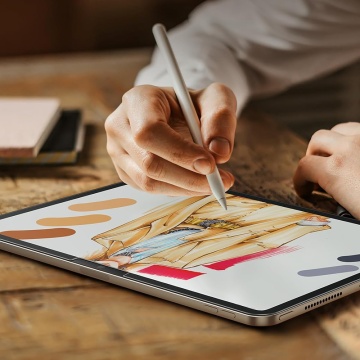 [Pachet 2x] Folie iPad Pro 11 (2024) ESR Paper-Feel - Mata - Img 2