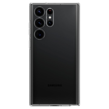 [Pachet 2x] Folie sticla camera Samsung Galaxy S23 Ultra Spigen Glas.tR Optik Pro EZ FIT, Black - Img 2
