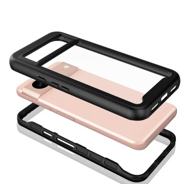 Pachet 360° Husa + folie Google Pixel 8a Techsuit Defense - Negru - Img 2