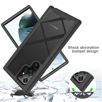 [Pachet 360°] Husa + folie Samsung Galaxy S24 Ultra Techsuit Defense, negru - Img 4