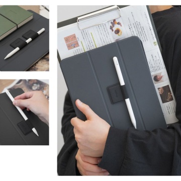 [Set 2x] Suport stylus pen telefon, tableta autoadeziv Ringke, Negru - Img 7