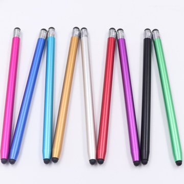 Stylus pen Techsuit, 2in1 universal, Android, iOS, aluminiu, JC01 - Rosu - Img 3