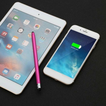 Stylus pen Techsuit, 2in1 universal, Android, iOS, aluminiu, JC01 - Violet - Img 4