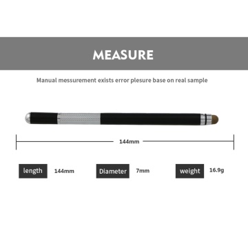 Stylus Pen Techsuit, Universal, Android, iOS, Aluminiu, JC03 - Roz - Img 6
