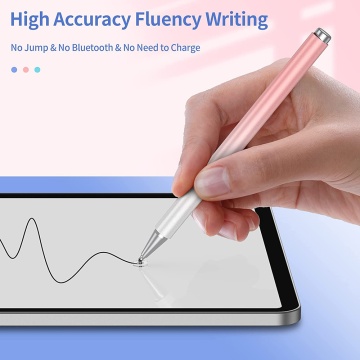 Stylus pen universal, creion touchscreen Techsuit JC04, Roz - Img 5