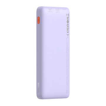 Acumulator Extern USB, Type-C, Micro-USB, 20W, 10000mAh + Cablu Type-C - Baseus Airpow (P10022801513-00) - Nebula Purple - Img 4