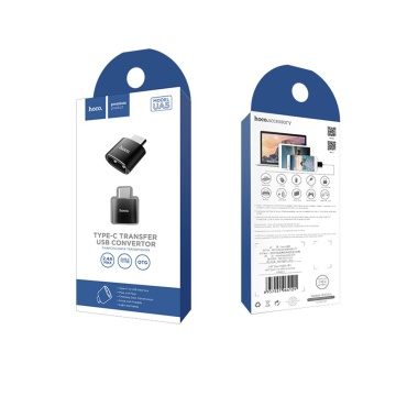 Adaptor OTG Type-C la USB Hoco UA5, 2.4A - Negru - Img 7