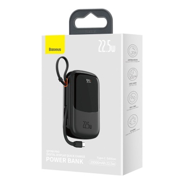 Baterie Externa 20000mAh, 22.5W - Baseus Qpow Pro (PPQD030105) - Purple - Img 4