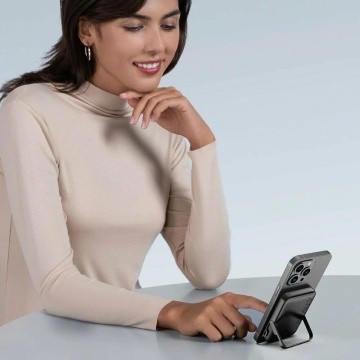 Baterie Externa Anker - wireless 322 (A1618G11) - MagSafe, pentru iPhone, 5000mAh, 7.5W - Negru - Img 3