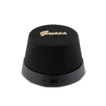 Boxa Portabila TWS, Bluetooth V5.3, 700mAh, 3W - Guess Magnetic Script Metal (GUWSC3ALSMK) - Black - Img 2
