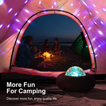 Boxa wireless portabila JoyRoom, lumini RGB, 4400mAh, JR-MS02 - Negru - Img 5