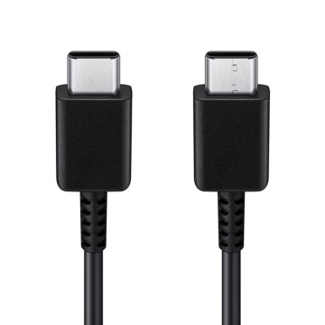 Cablu de date original Samsung 2xtip C, 1m, bulk, EP-DA905BBE -Negru - Img 3
