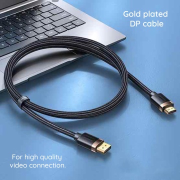 Cablu Video Usams U74 (US-SJ531) - DP la DP 4K@30Hz HD, 2m - Negru - Img 3
