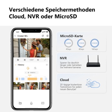 Camera supraveghere exterior WiFi Imou Cruiser SE+, IPC-K7CP-3H1WE - Alb - Img 6