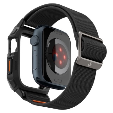 Curea Apple Watch 4 / 5 / 6 / SE / SE 2 / 7 / 8 / 9 (44 / 45mm) Spigen Lite Fit "Pro" - Negru - Img 1