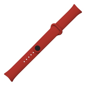 Curea pentru Xiaomi Mi Band 8 / 8 NFC / 9 / 9 NFC - Fixed Silicone Strap - Red - Img 2